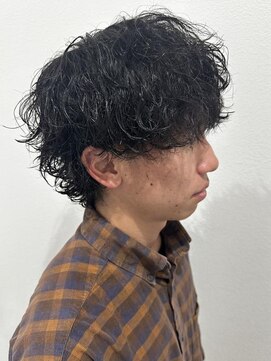 リオールバイニアウ(RE:ALL by Niau) メンズマッシュウルフパーマ波巻パーマスパイラルパーマツイスト