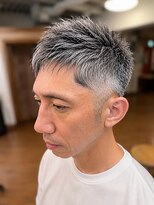 スリル ヘア アンド ネイル デザイン 恵比寿店(sulir hair and nail design)&nbsp;大人メンズスタイル/ベリーショート/刈り上げグラデーション