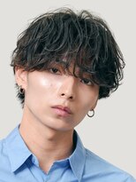 フィフス(fifth)&nbsp;原宿メンズパーマルーズパーマシャドウパーマッシュウルフゆるめ