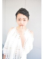 ミューズ 塩釜口店(MUSE)&nbsp;~muse塩釜口~前髪あみこみアップ　by高瀬