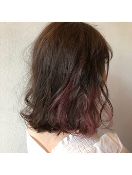 アコット(Acotto.) インナーカラー　ピンクパープル　下北沢kota