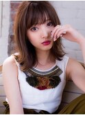 【Lond fleur 石畑結華】外はねミディアムボブ