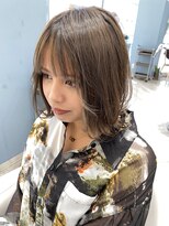 アヴァンス 広島本通店(AVANCE.)&nbsp;外ハネボブ×ミルクティーベージュ