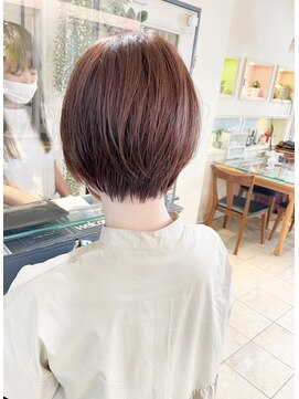 キャンバス バイ ネオリーブ 横浜西口(Canvas by neo.) 大人かわいい小顔丸みのあるショートボブ 20代30代40代