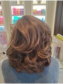 大人ハイライト/チョコレートブラウン