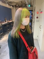 ロロ(ro-ro)&nbsp;【恵比寿ro-ro】イルミナxライトグリーン+ホワイトシルバー