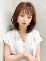 シルクレイ 新宿店(Silk-lei) 大人ミディ小顔ヘア★オリーブカラー20代30代