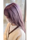 透明感抜群♪ダブルカラーブリーチラベンダーピンク