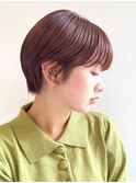 お洒落なマッシュショートボブ