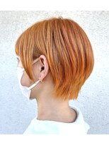 ヘアーメークアップ オオシマ(Hair-Make up oshima) orange hair