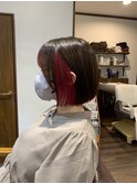 「ROOM」スッキリボブ　インナーピンク