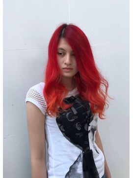 ラブ ロック Love' Lock グラデーションカラー・マニックパニック・レッドエクステ