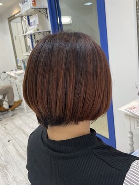 アルターシェリー(aL-ter che'rie) ショートボブ/黒髪/グレーベージュ/レイヤーロング　新籾