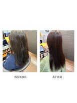ヘアーメイク クーラ 行橋店(Hair make CURA)&nbsp;20代30代40代髪質改善縮毛矯正艶感ストレート透明感