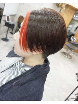 ヘアテリア リュウ 大塚(hair teria ryu) デザインカラー/フロントカラー/バングカラー