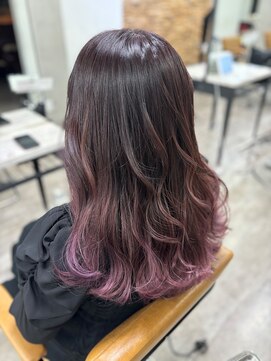 プライズ アイリス 池袋東口店(prize Iris) グラデーションカラー/ピンクラベンダー/ピンクブラウン/池袋