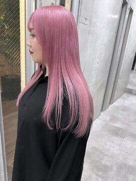 シーク 天神(SEEK) 【SEEK 茶木】ペールピンク☆ハイトーンカラー