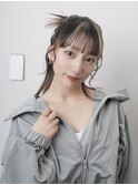 カチモリスタイル☆y2kヘアセットヘアアレンジ推し活推しカラー