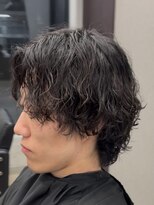 フイ 代々木(Hui)&nbsp;ハイトーンカラー/マッシュパーマ/men's/