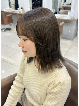 ネオリーブアイム 横浜西口店(Neolive aim) ブリーチなしオリーブベージュ【横浜】nana