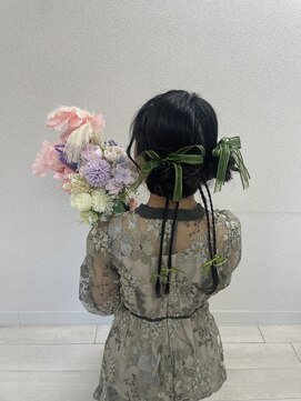 シュシュ(shushu) ツインおだんご♪