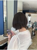 外はねショートボブ