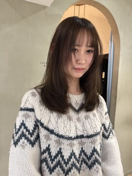 ローレン(LOREN) 透明感髪質改善ベージュダブルカラーミルクティーグレージュ