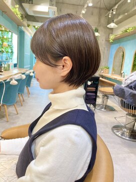 ロンドフルール 大宮東口(Lond fleur) イメチェン外ハネボブ美髪ワイドバングレイヤーショート/大宮