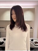 ブリーチなしカシスカラー