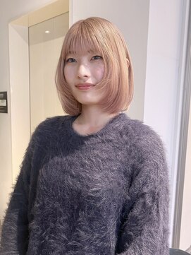 クリアオブヘアー リット(CLEAR of hair LiT) 【２回ブリーチ】ピンクベージュ