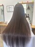 髪質改善ストレート　セミロング（カット別）