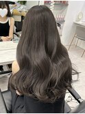 アッシュグレージュ  グレージュ  透明感カラー