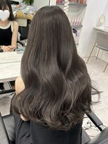 アッシュグレージュ  グレージュ  透明感カラー