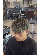 リム(LIM) メンズカット＋ツイストパーマ＋ハイライト