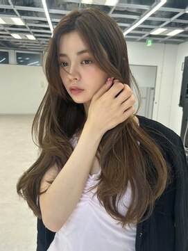 ユーフォリア 銀座(Euphoria) 韓国レイヤー ロング 2way前髪