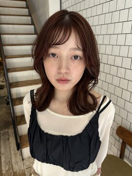 beige×ちょっぴり重めmedium