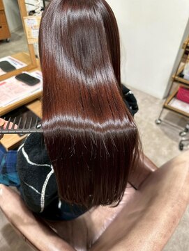 メルク ユニ(merc.uni) 髪質改善/暗髪ロング/大人ガーリー/トリートメント/モテ髪/艶