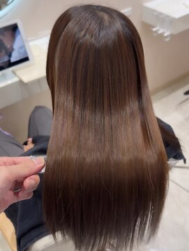 ロエ(LOE) 髪質改善ストレート×レイヤーカット/ロングレイヤー/韓国ヘア