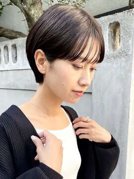 ショートヘア/丸みショート/耳かけショート/大人ショート/北綾瀬