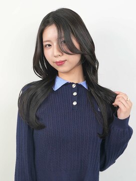ニュウ(niw) 金沢美容室／niw／金沢駅／こて巻き風デジタルパーマ／韓国巻き
