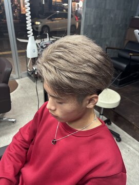 クレオ 福大通り店(CREO) ホワイトベージュ×ショートスタイル