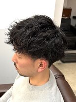 ノイセル(Noisyle)&nbsp;MEN’S HAIR/波巻きツイストスパイラル/リバースセンターパートO