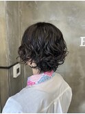 (北谷)ショートボブパーマで毎朝ラクでオシャレヘア！