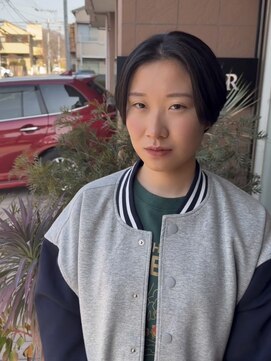 リシェール 北越谷店(RICHAIR) 着物ヘア/大人ガーリー/ダークアッシュ/似合わせカット/北越谷