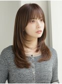 【中野葵穂】レイヤーカット 髪質改善 &nbsp;透明感カラー［表参道］