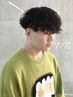 メンズカット+ナチュラルパーマ+質感トリートメント ￥9900