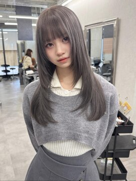 ローレン(Lolen.) ワンカールレイヤー　グレージュ