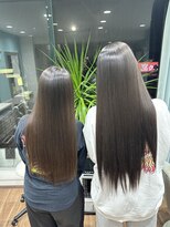 リリー(Re.ly) 友達と一緒に美髪縮毛矯正