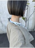 艶育カラー×インナーカラーカーキグレージュ