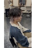 メンズウルフ　インナーカラー